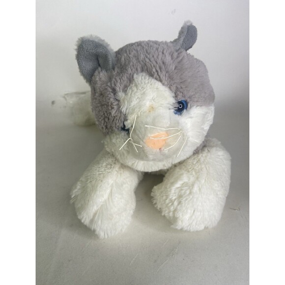 Circo Cat Kitten Kitty Gray White Plush Stuffed Animal Toy Target FLAWED - Picture 1 of 16